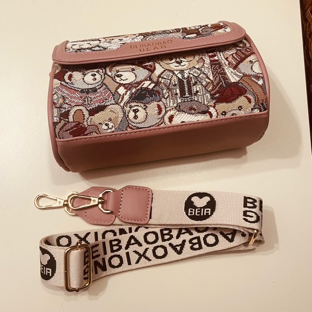 Crossbody bag for women bear style